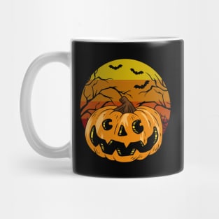 Vintage Halloween Pumpkin Mug